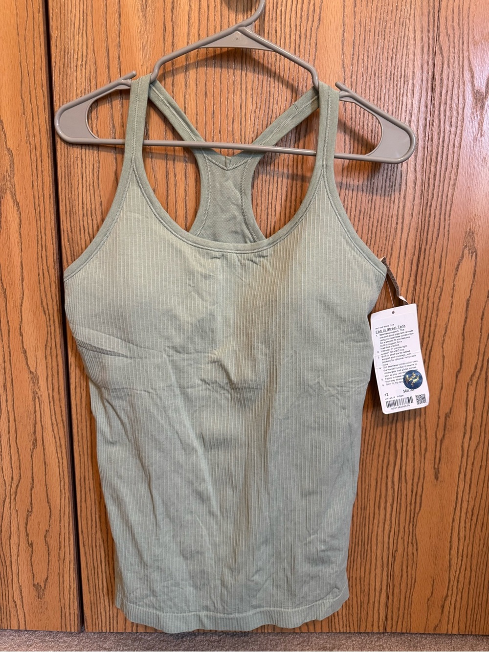 lululemon athletica Ribbed Racerback Tank - Sage